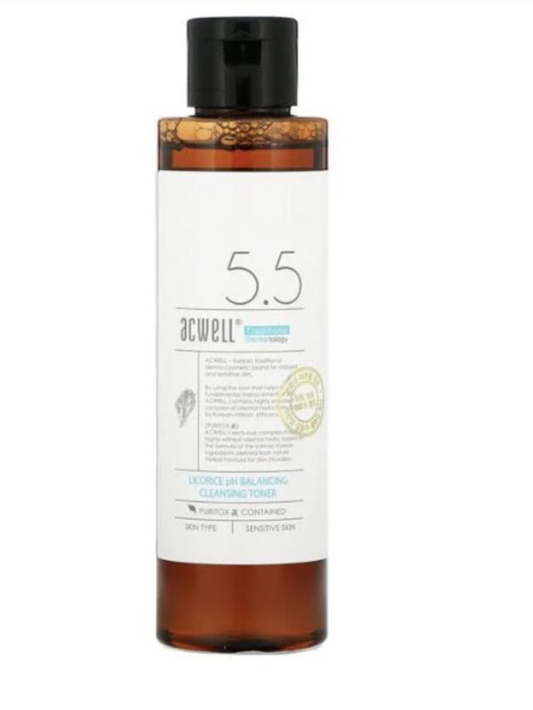 Acwell 5.5 Licorice PH Balancing Cleansing Toner 150ml – Balance And Brighten Your Skin (OLD LOOK)
